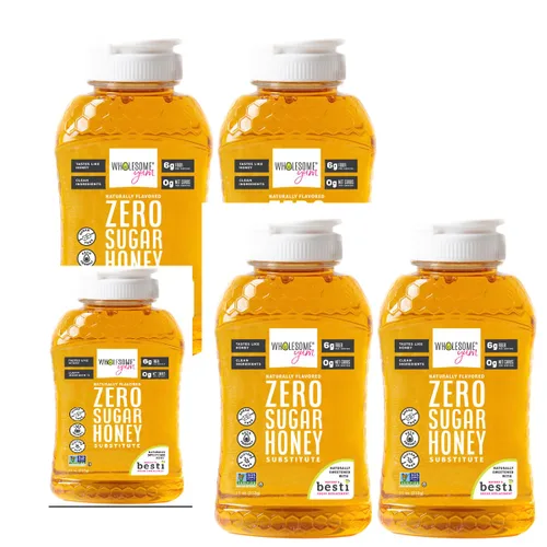 Vista 16 de Wholesome Yum Sustituto de miel cero azúcar (paquete de 2) – Alternativa natural de miel sin azúcar con fruta de monje y alulosa – Cero