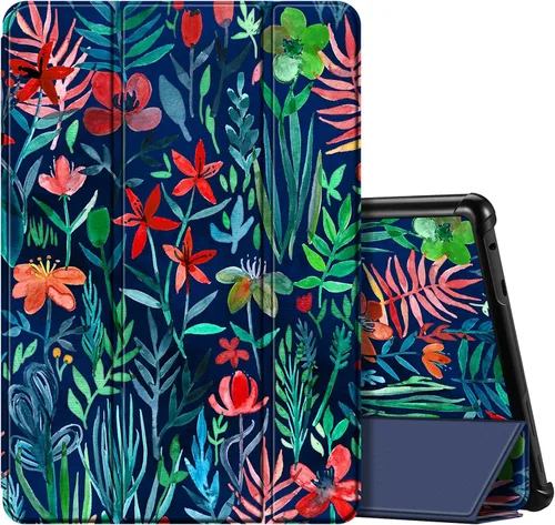 Vista 14 de Fintie Funda delgada para tableta Fire HD 10 (13ª generación, versión 2023) – Funda rígida de triple pliegue ligera con función de encendido