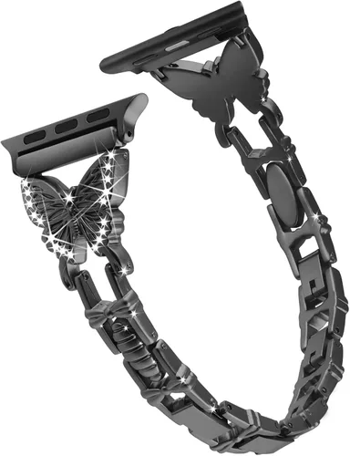 Vista 2 de YGTIECS Compatible con correas de Apple Watch para mujeres de 1.654 pulgadas (1.654 pulgadas), 1.614 pulgadas, 1.575 pulgadas, 1.496 pulgadas, 1.496