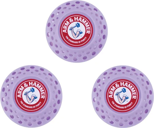 Vista 2 de Arm & Hammer Odor Busterz - Bolas desodorizantes de lavanda, ambientador y eliminador de olores, frescura de larga duración para el hogar, baño