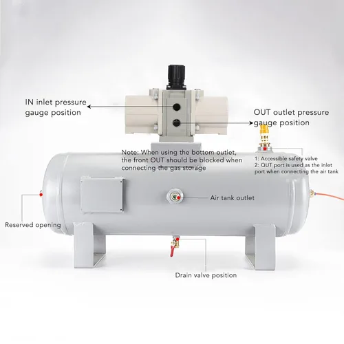Vista 5 de Bomba de refuerzo de gas, bomba de refuerzo de aire, bomba de presión estable tipo compresor de aire, ajustable, para uso industrial