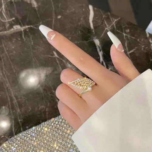 Vista 3 de Petsmoon Rings for Women Western Fashion Jewelry for Women, 14K Gold-Plated Adjustable Ring, for Western Valentine's Day.