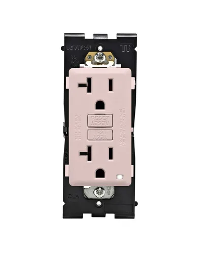 Vista 23 de Leviton Renu - Toma GFCI autocomprobada resistente a manipulaciones, 15 amperios, RGF15-CA, café con leche
