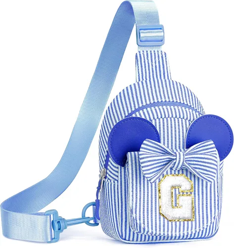 Vista 17 de Bolso bandolera para niñas, regalos para niñas de 2, 3, 4, 5, 6 años Azul