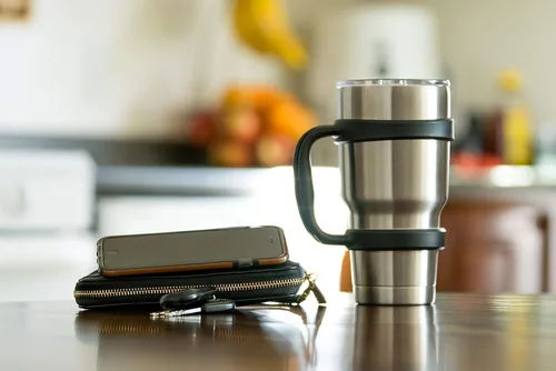 Vista 4 de STRATA CUPS Asa para Vaso de 30 onzas - Disponible para Vaso YETI de 30 onzas, OZARK TRAIL, Rambler - Libre de BPA (Negro)