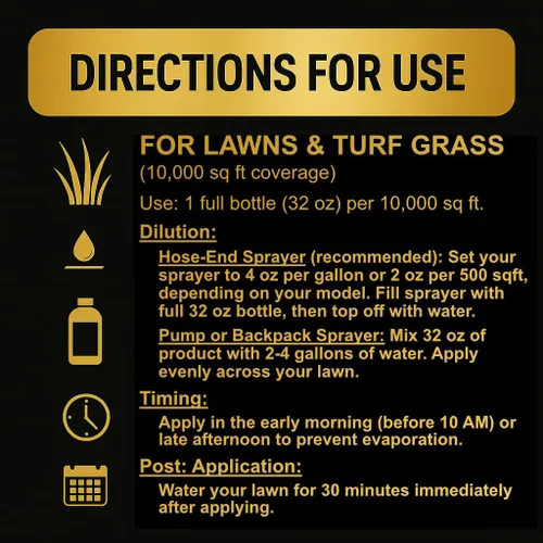 Vista 6 de Aireación líquida para césped - Ácido húmico y fúlvico, cubre 10,000 pies