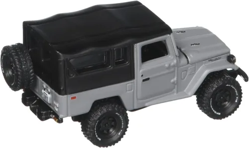 Vista 2 de Johnny Lightning 1:64 Classic Gold 2017 - 1980 Toyota Land Cruiser- Gris