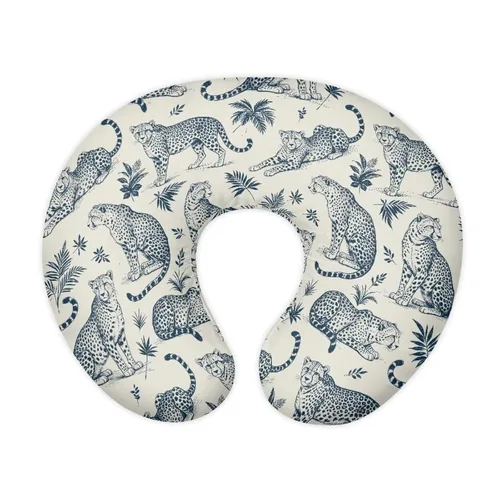 Vista 13 de Jeiento Blue Shark - Fundas de almohada de lactancia suaves y elásticas para almohadas de lactancia materna, funda reversible extraíble para bebé
