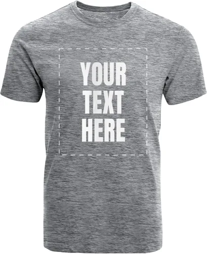 Vista 8 de GotPrint Camisa personalizada para hombres, mujeres, añade tu propio texto, camisetas personalizables, camiseta personalizable en la parte delantera