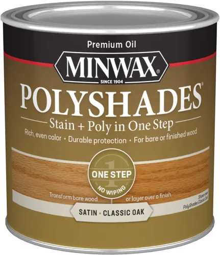 Vista 10 de Barniz Minwax 213104444 PolyShades Miel