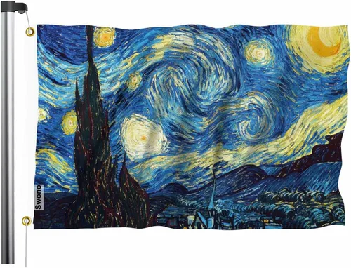 Vista 10 de Swono Bandera de corazón rosa romántico de San Valentín para exteriores e interiores, bandera de 3 x 5 pies para granja