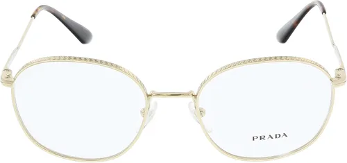 Vista 2 de Prada PR 53WV - Gafas para hombre, color oro pálido 52, Dorado claro