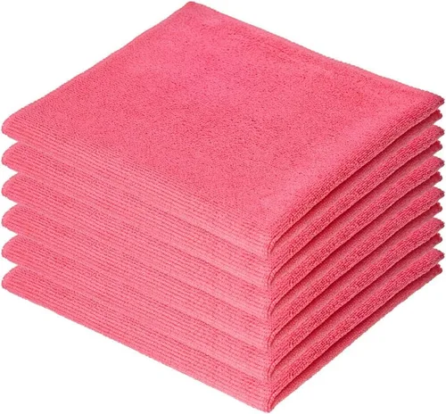 Vista 31 de Superio Microfiber Cleaning Cloths Color-Coded for Easy Organization, Ultra-Soft, Durable, Multi-Purpose Cloths for Bathroom, Kitchen, Windows