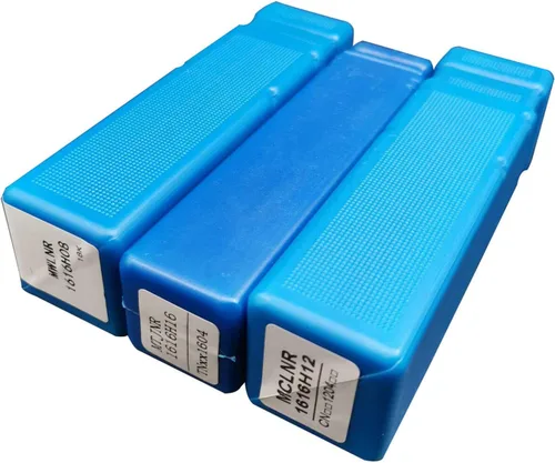 Vista 5 de Juego de 3 piezas de soporte de herramientas de torneado de carburo indexable de círculo exterior para torno de metal de 5/8" MTJNR1616H16 +