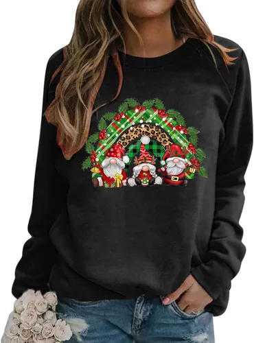 Vista 3 de Womens Sweaters Fall 2022,Oversized Sweaters for Women Long Sleeve O Neck Pullover suéteres de Mujer otoño 2022