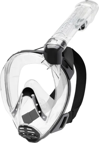 Vista 12 de Cressi Máscara facial completa para esnórquel para adultos, vista amplia y clara, sistema antivaho y fácil respiración, Baron: diseñada en Italia