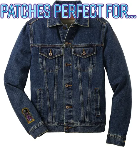 Vista 6 de nombre K" Lucha Potente hombres Anime parodia diseñoNovedad Hierro Sobre Patch Applique