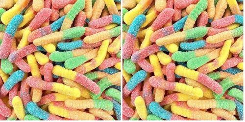 Vista 9 de FirstChoiceCandy Caramelos de goma agria (gusanos de neón, 2 libras (paquete de 1))