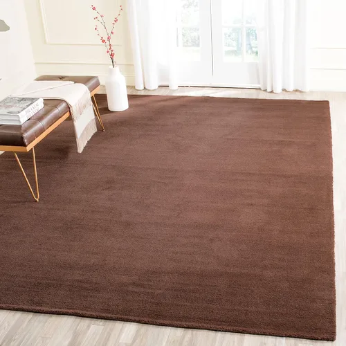 Vista 45 de SAFAVIEH Himalaya Collection - Alfombra decorativa, 2 x 3 pies, color azul, lana hecha a mano, ideal para zonas de alto tráfico en entrada, sala