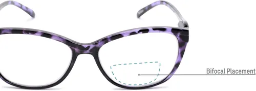 Vista 19 de Readers Gafas de lectura: el estilo de ojo de gato bifocales Ambrosia para mujer