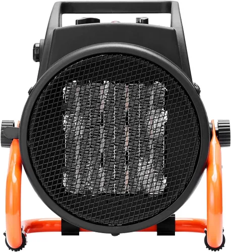 Vista 10 de VEVOR Calentador de invernadero, 1500 W PTC, calentamiento rápido con protección contra sobrecalentamiento, ventilador de tienda de cultivo pequeño