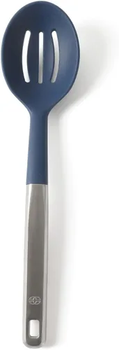 Vista 11 de Calphalon Cuchara de cocina Prime, cuchara de cocina con cabeza de silicona y mango de acero inoxidable, resistente al calor, cuchara antiadherente