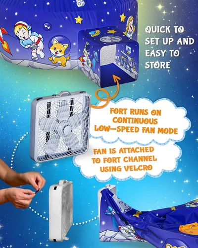 Vista 3 de Skywin Tienda de Aire para Niños (77" x 50") Se Construye en 30 Seg, Tiendas para Niños Pequeños de Interior para Juego Imaginativo, Espaciosas