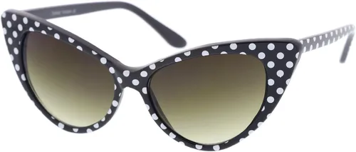 Vista 3 de zeroUV - Lentes de sol para mujer diseño retro de grandes ojos de gato 2126 pulgadas