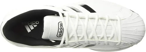 Vista 5 de adidas Tenis de baloncesto unisex para adultos Pro Model 0.07oz, Ftwr White-core Black-core Black