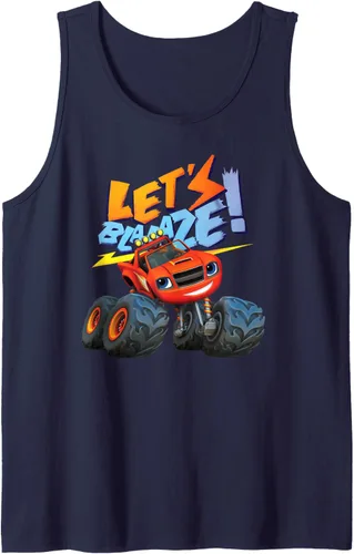 Vista 7 de Camiseta sin mangas Blaze Let's Blaze!, Negro, S