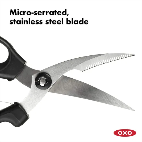 Vista 7 de OXO Juego de separador de grasa y tijeras para aves de corral Good Grips