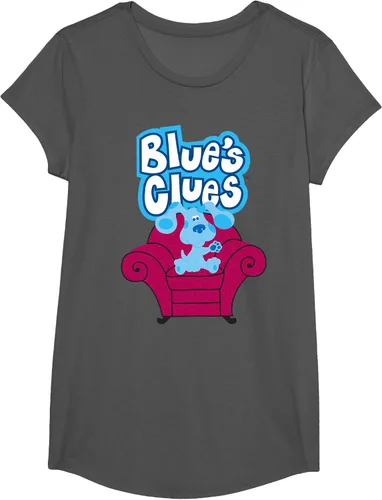 Vista 32 de Camiseta Blue's Clues On Red Sofa Negro