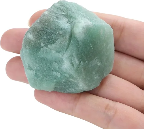Vista 17 de XIANNVXI Amazonita 1.8-2.2" Cristales Crudos Grandes y Piedras Curativas Rocas de Cristal Natural en Bruto Pulido Cabujón Fuente Rocas 1PCS