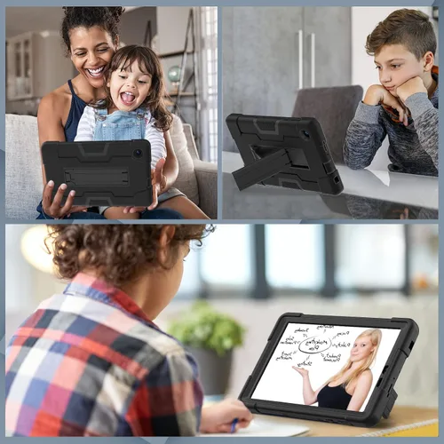 Vista 7 de Bingcok Funda TCL TAB 8 LE para niños, funda híbrida resistente de cuerpo completo a prueba de golpes para TCL Tab 8 LE (modelo: 9137W) 2023/TCL Tab