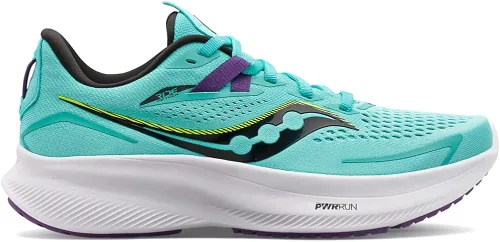 Vista 2 de Saucony Tenis de correr Ride 15 para mujer, Aleación de cuarzorosa
