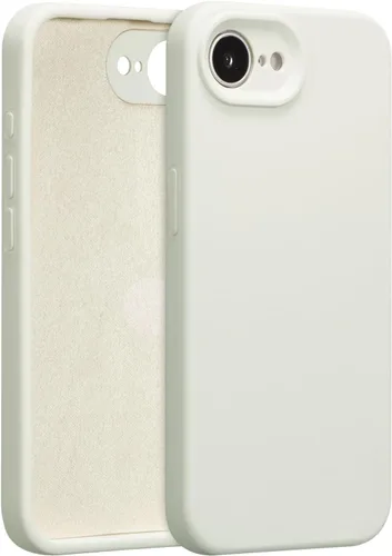 Vista 63 de Funda de silicona para iPhone Air, con [protección completa de la cámara] [forro de microfibra suave antiarañazos], funda de silicona líquida ultra