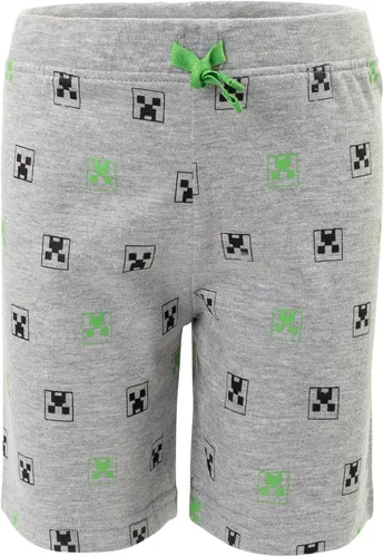 Vista 4 de Minecraft Conjunto de pantalones cortos de rizo francés para niños