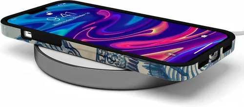 Vista 7 de Casely Funda para iPhone 12/12 Pro Van Gogh Paisaje con casas Diseño clásico ultra delgado