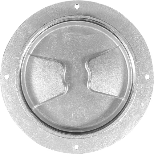 Vista 6 de ISURE MARINE Hatch de 4 pulgadas 316 de acero inoxidable redondo antideslizante placa de cubierta de escotilla de inspección con cubierta
