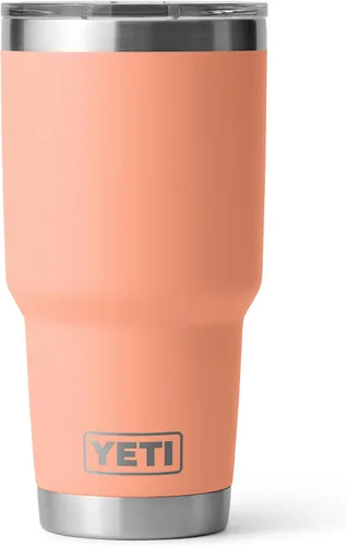 Vista 52 de YETI Rambler - Vaso de 30 oz, acero inoxidable, aislado al vacío con tapa MagSlider, color carmesí Amarillo