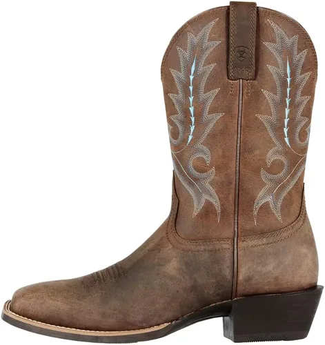 Vista 4 de Ariat Botas vaqueras deportivas para hombre Marrón 10 ancho