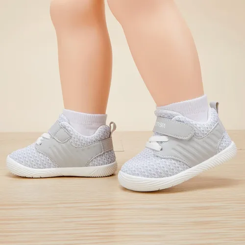 Vista 2 de BMCiTYBM Zapatos para caminar de malla transpirable para bebés, niños y niñas, ligeros, antideslizantes, para primeros pasos, 6, 9, 12, 18, 24 meses