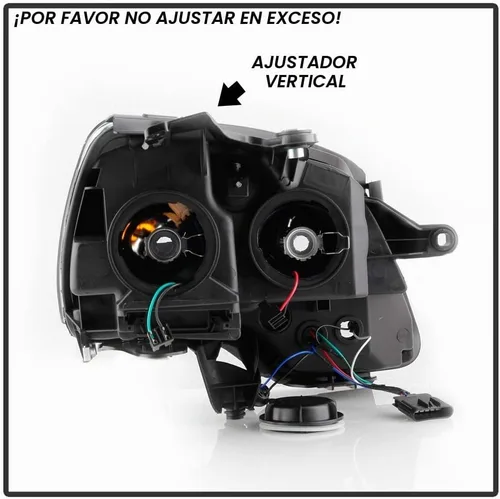 Vista 6 de ACANII - Para GMC Acadia 2007-2012 carcasa negra, proyector de faros delanteros, conjunto de pares de repuesto izquierdo+derecho