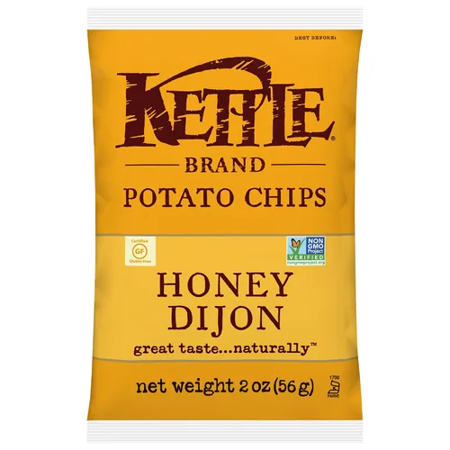 Vista 73 de Kettle Brand Papas Fritas, Backyard Barbeque Kettle Chips, Bolsa de Aperitivos, 1.5 Oz