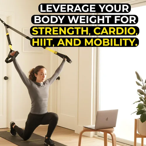Vista 9 de TRX Entrenador de suspensión GO + TRX Training Membresía bajo demanda de 6 meses