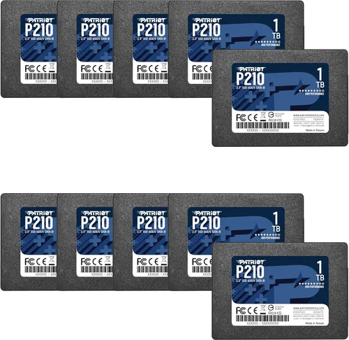 Vista 10 de Patriot Memory P210 SATA 3 128GB SSD de 2,5 pulgadas Unidad de estado sólido interno - P210S128G25