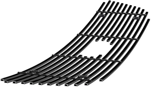Vista 2 de APS Compatible con Ford F-150 1999-2003 Harley Davidson Lightning Honeycomb Style con logotipo Show Main Upper Acero inoxidable Negro 8x6 Horizontal