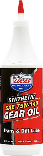 Vista 5 de Lucas Oil - Lubricante de diferencial y transmisión sintética 10121 SAE 75W-140, 1 cuarto de galón.