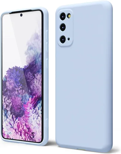 Vista 261 de oakxco Funda para teléfono Samsung Galaxy S8 de silicona líquida, delgada y fina de gel de goma suave TPU cubierta protectora simple llana