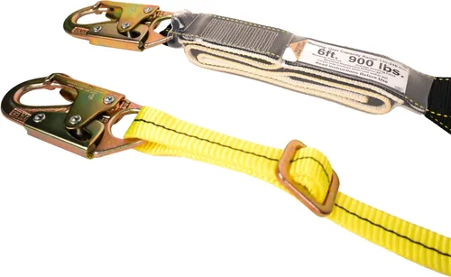Vista 3 de Guardian Fall Protection 01285 SSAWL4-6 Cordón ajustable con absorción de golpes de 4 pies a 6 pies